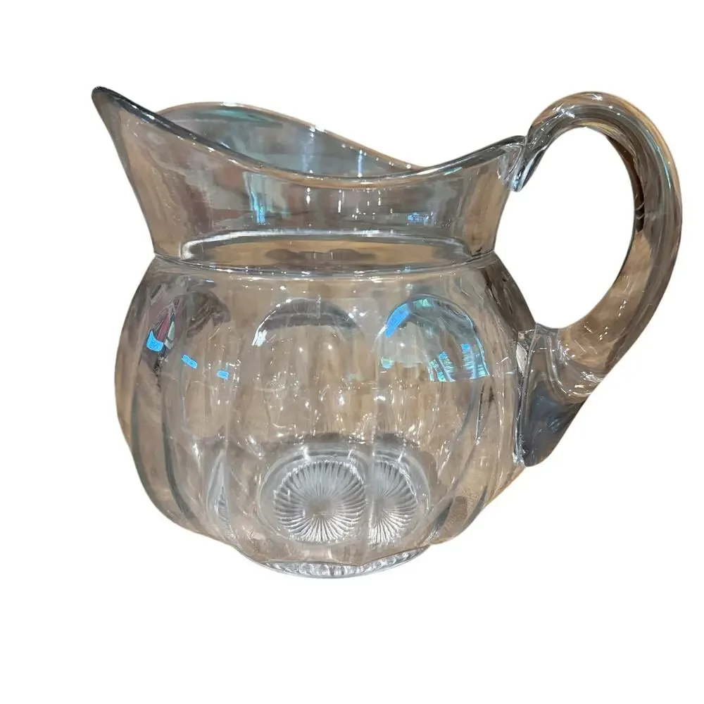 Vintage Elegant Heisey Depression Glass Colonial Panel Puritan Pitcher 1907-56